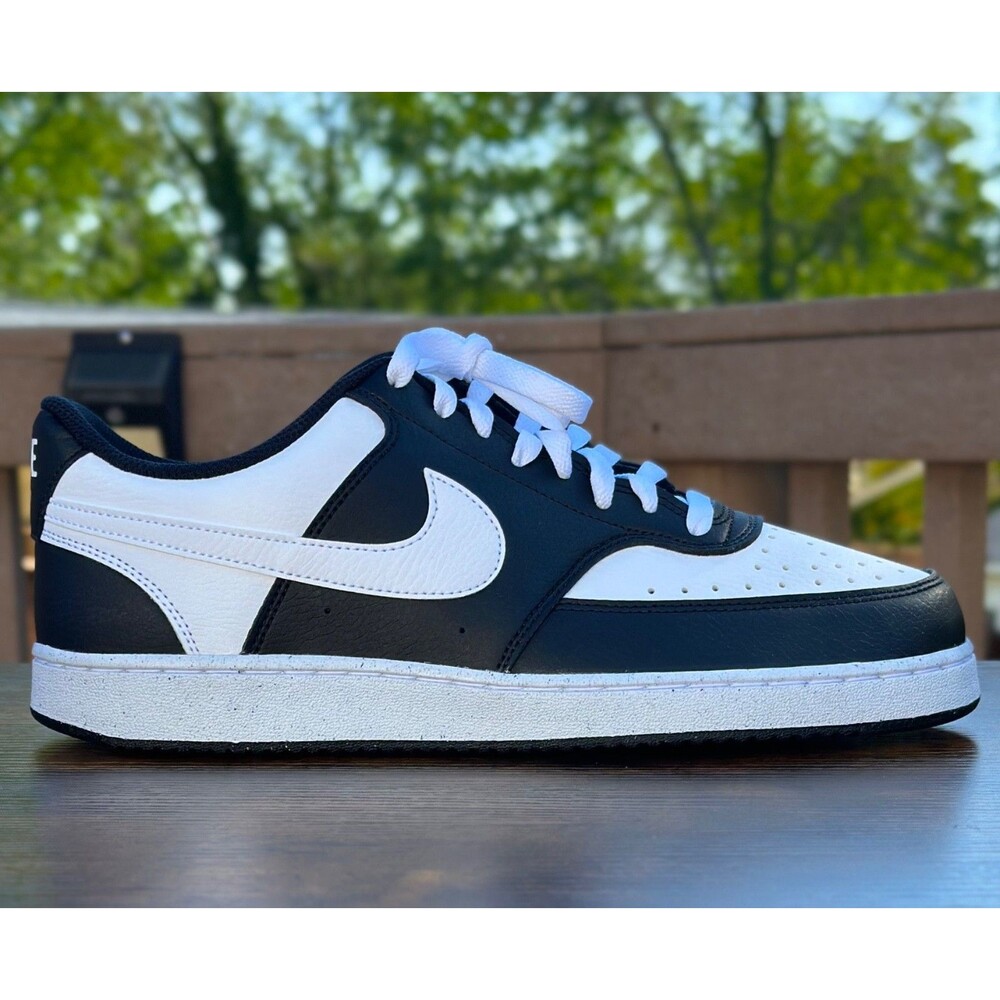 Nike Court Vision Low Black White Panda Men’s Size 10.5 Sneakers HM9862-001